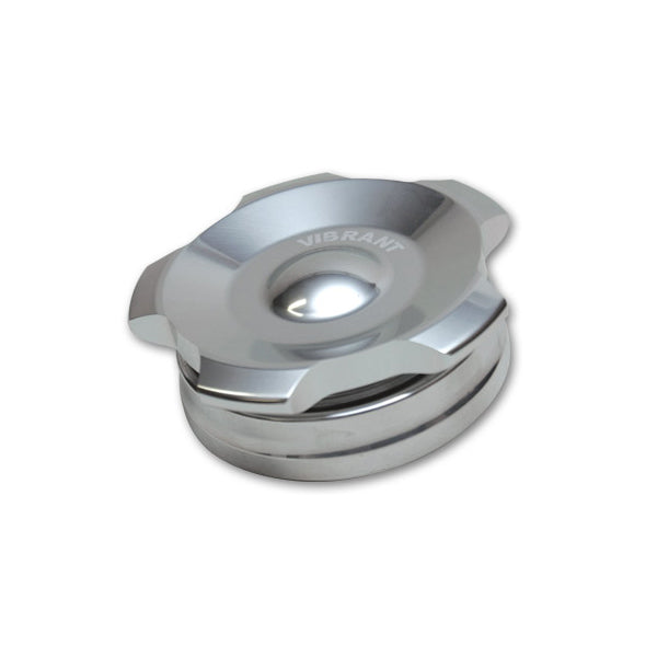 Vibrant Performance Polished Aluminum Fill Cap w/Aluminum Weld Bung 2" 11290