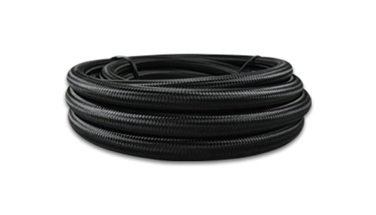 Vibrant Performance Black Nylon Braided Flex Hose -16 AN 5' Roll 11993