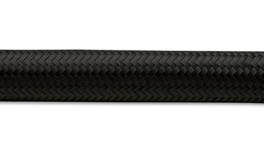 Vibrant Performance Black Nylon Braided Flex Hose -10AN 50' Roll 12000