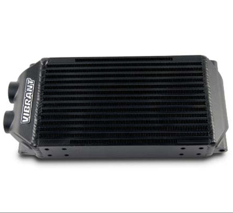 Vibrant Oil Cooler Assembly Dual Pass 10x6x2" 12952