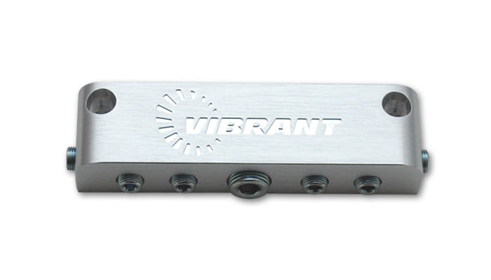 Vibrant Performance Aluminum Vacuum Manifold Anodized Silver 2690