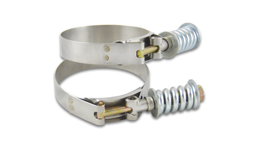 Vibrant Performance Stainless Steel Spring Loaded T-Bolt Clamps 4.28-4.58" 27840