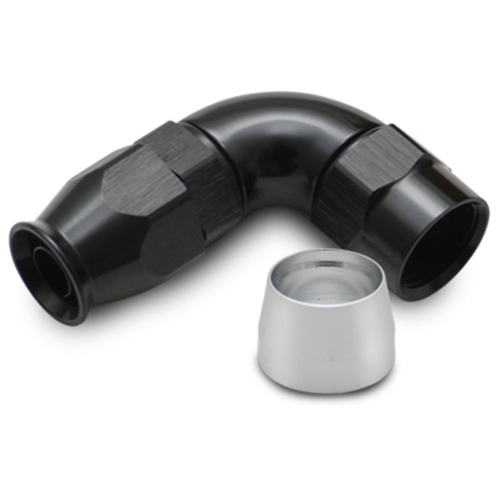 Vibrant Performance -12AN 90-Degree Hose End High Flow for PTFE Hose 28912