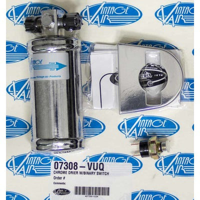 Vintage Air Chrome Drier w/Binary Switch 07308-VUQ