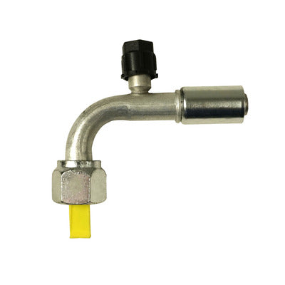 Vintage Air Fitting #10AN 90-Degree O-Ring 355330