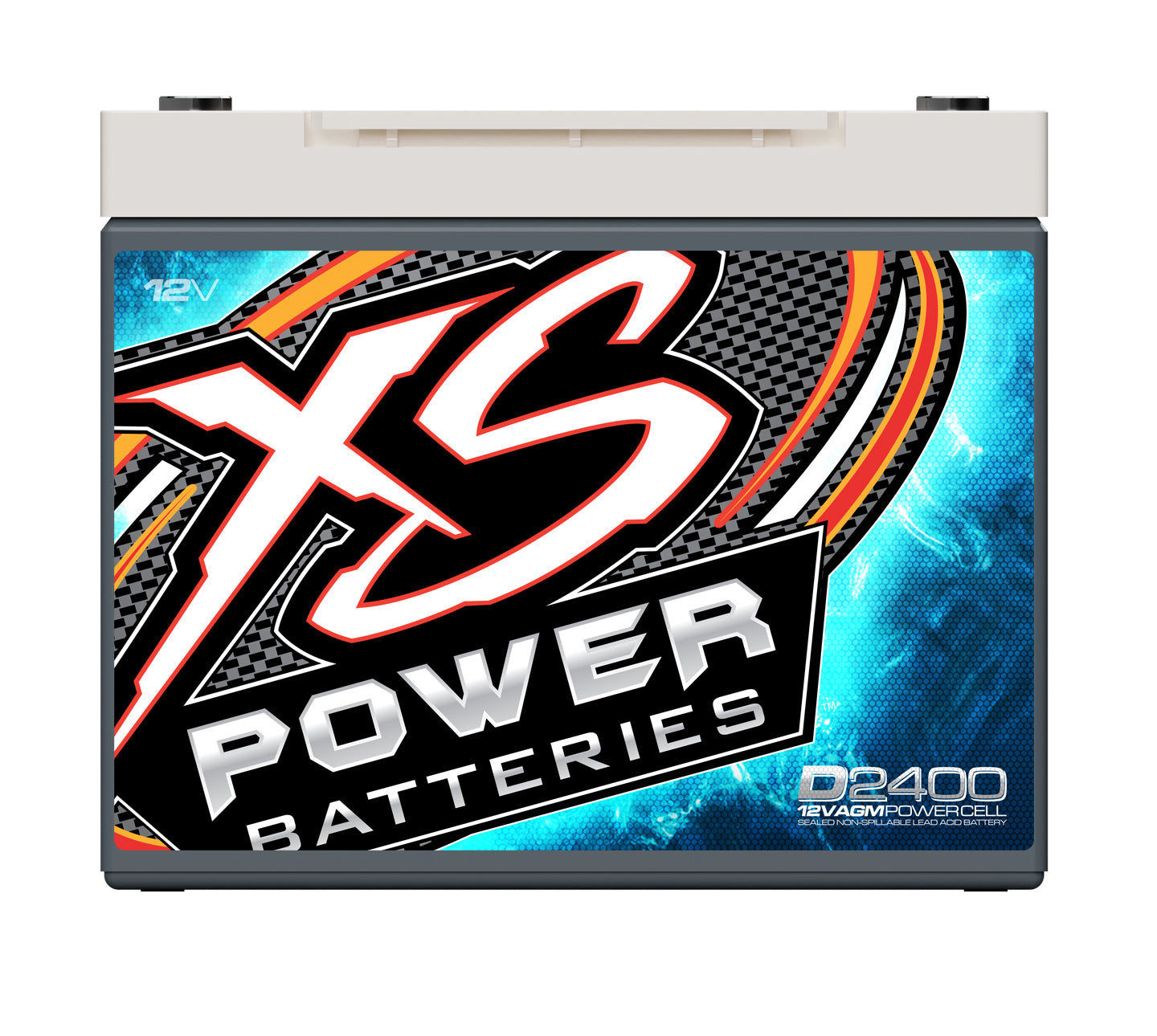 XS Power AGM Battery 12 Volt 1200a CA D2400 (front)
