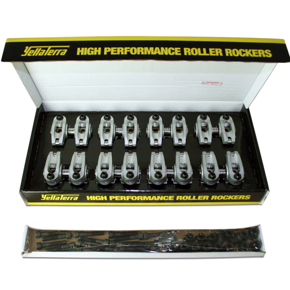 Yella Terra GM LS1 Pro Street Rocker Arm Kit 1.7 Ratio Adjustable YT6683