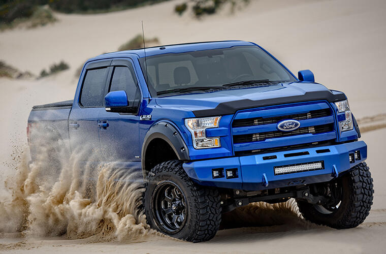 Autoshade Aeroskin Chrome Hood Protector for F150