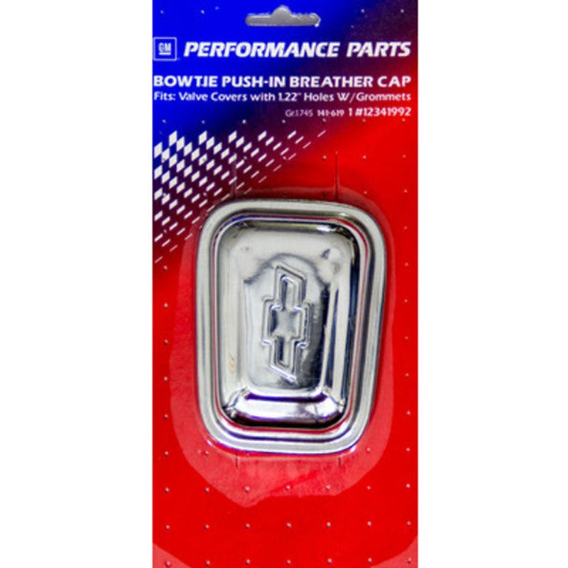 Chrome Push In Rectangle Valve Covers Breather