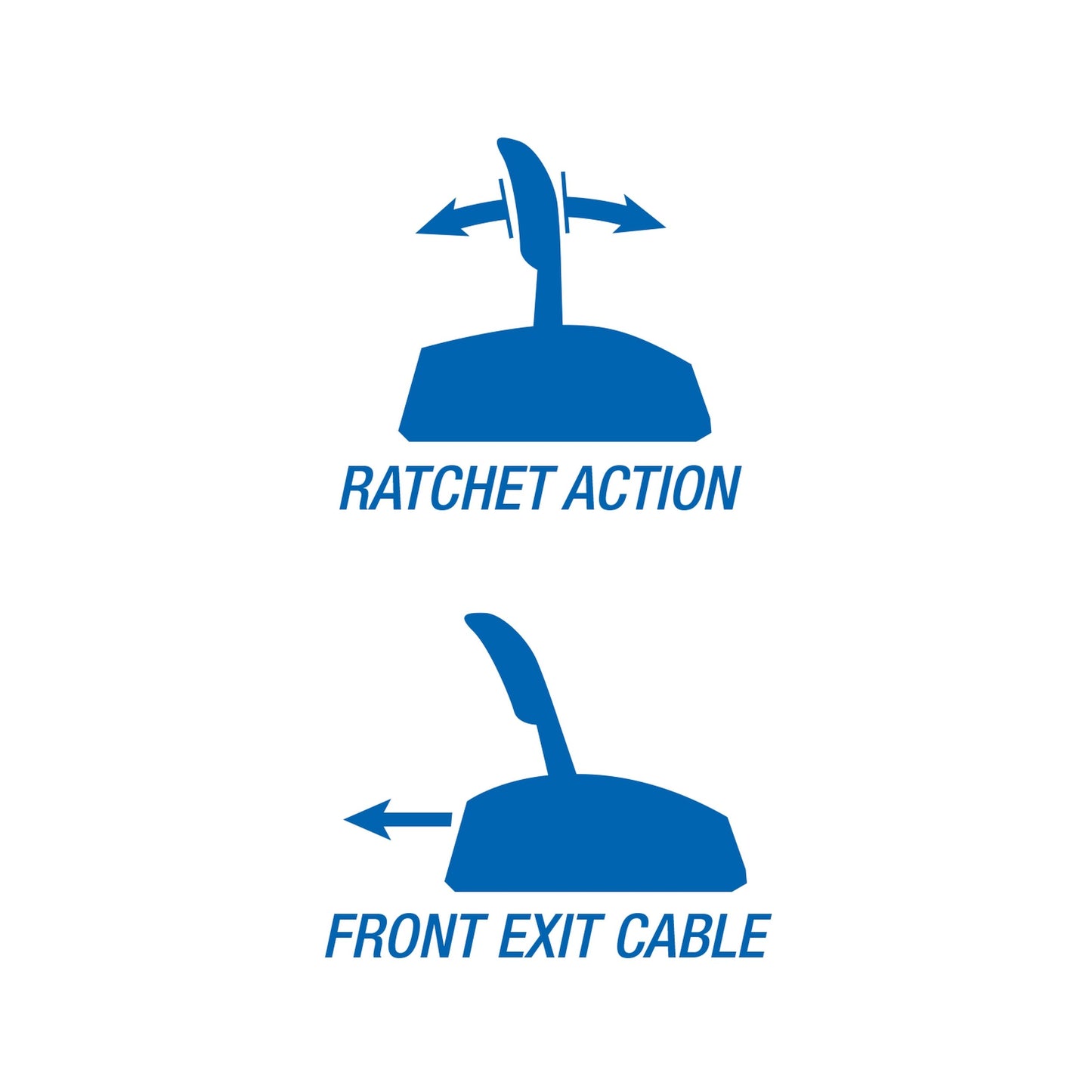 B&M Light Truck Megashifter Ratchet Action Illustration