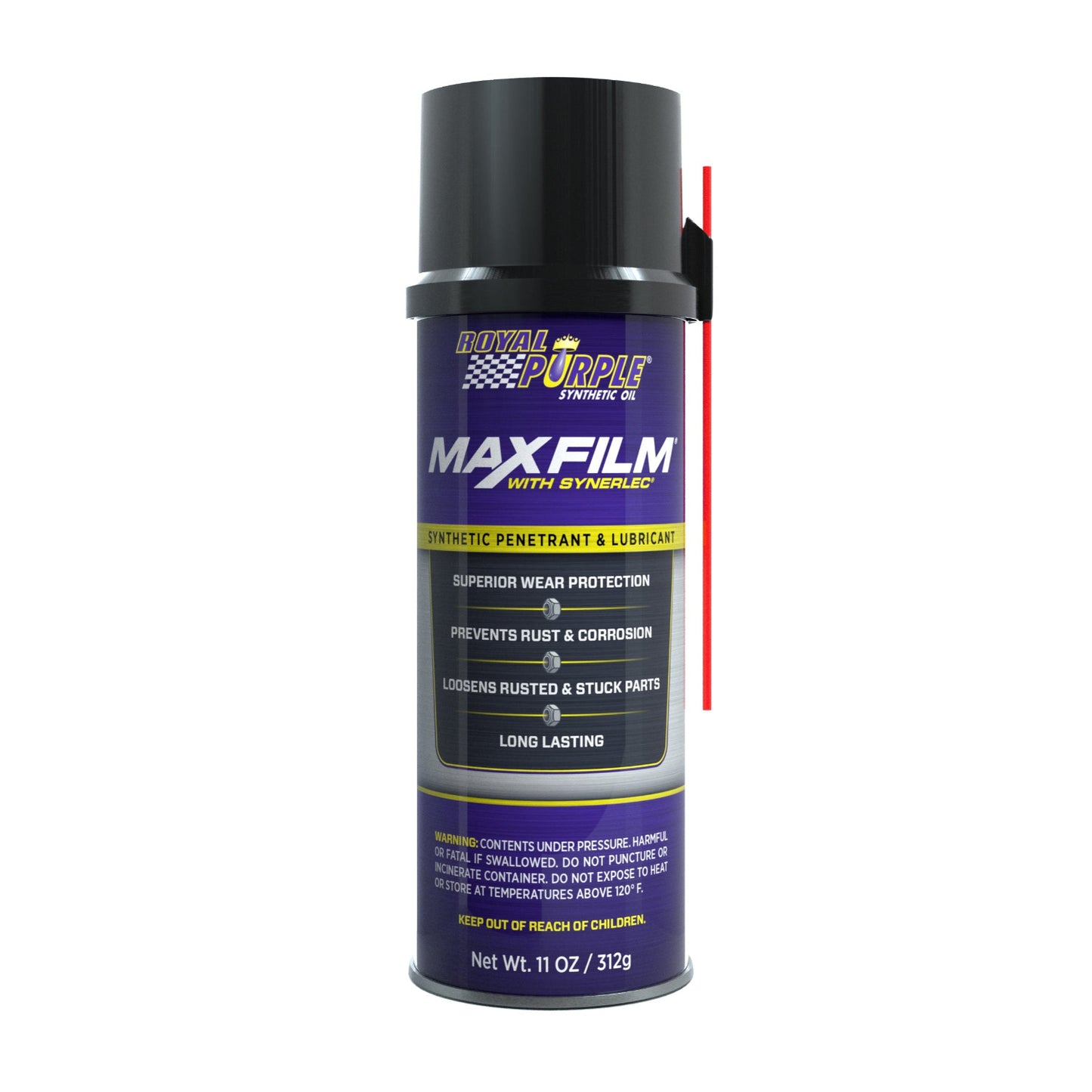 Royal Purple Maxfilm Penetrating Lubricant (back label)