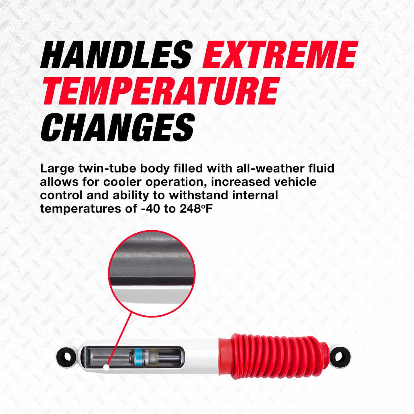 Rancho Shocks Handle Extreme Temperature Change