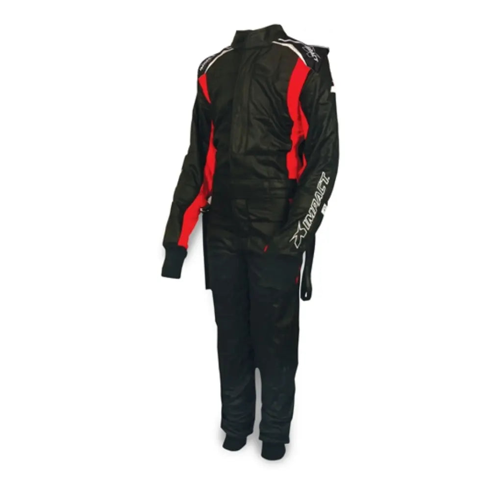 Impact Racing Mini Racer 2.4 Youth Driving Suit (Black/Red)