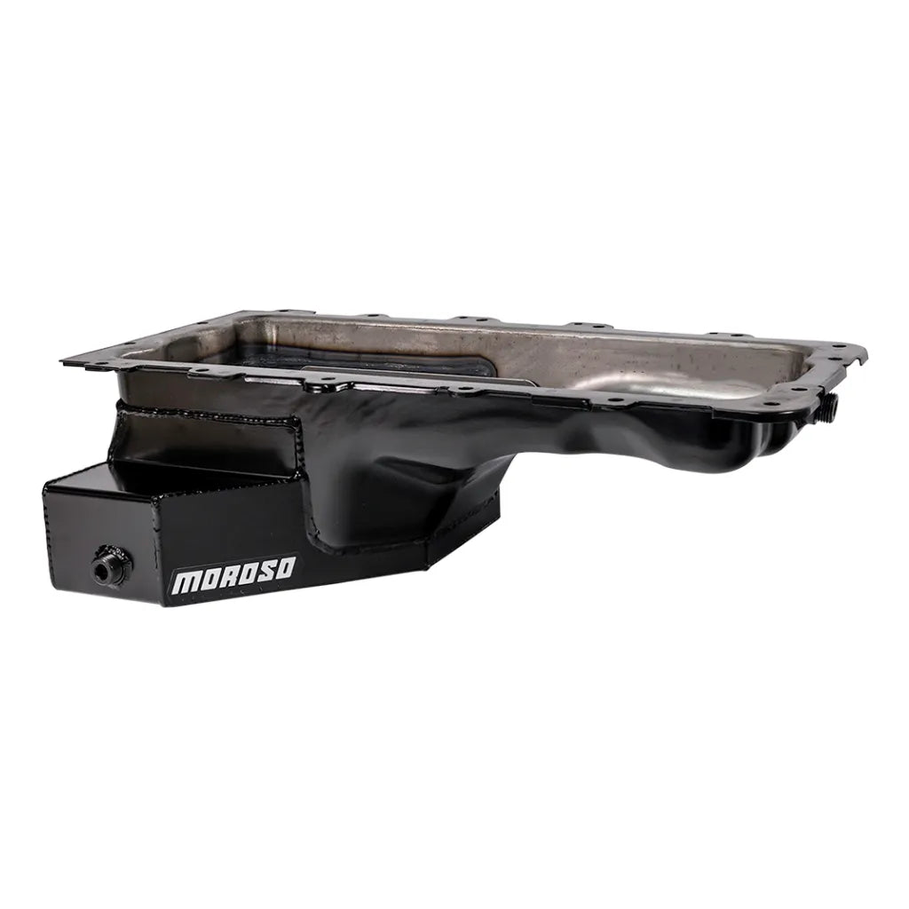 Moroso Ford 4.6L/5.4L Oil Pan 7 Qt Clear Zinc Steel
