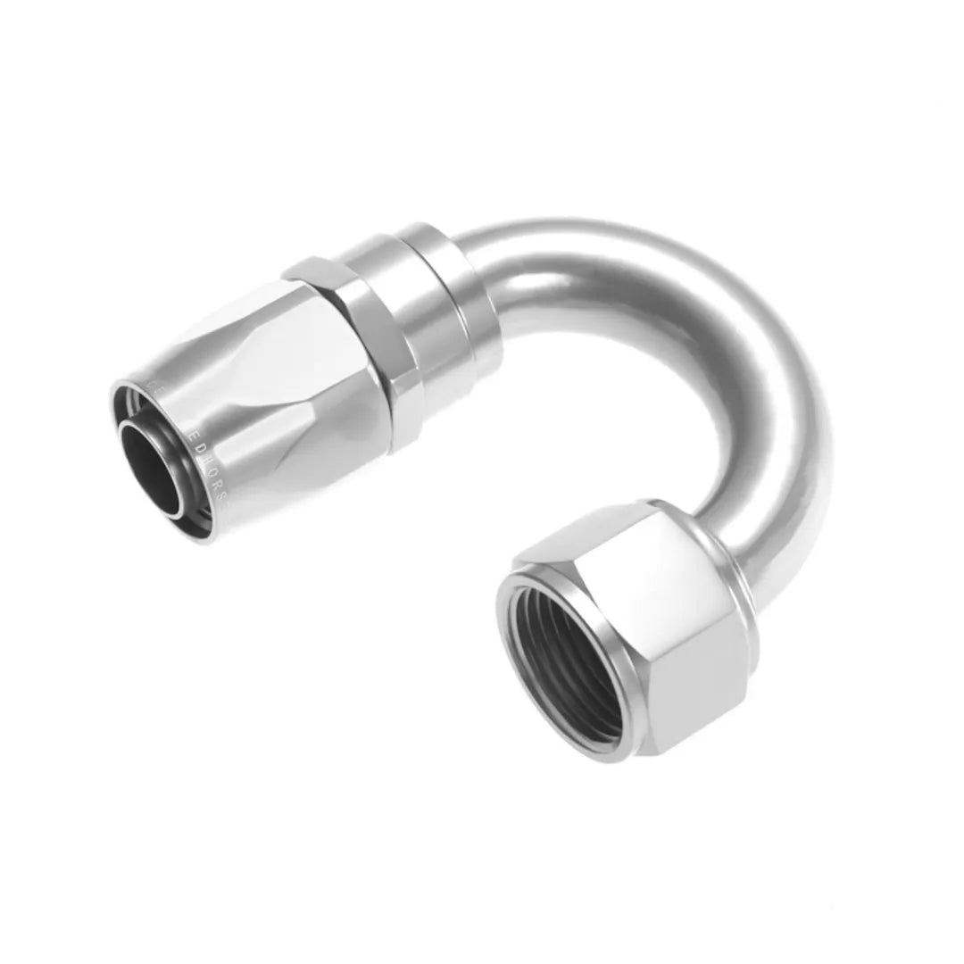 Redhorse 1180 Series 180-Degree Swivel-Seal Female Hose End (Silver)