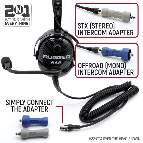 Rugged Radios Ultimate Headset H42-STX (Behind the Head)
