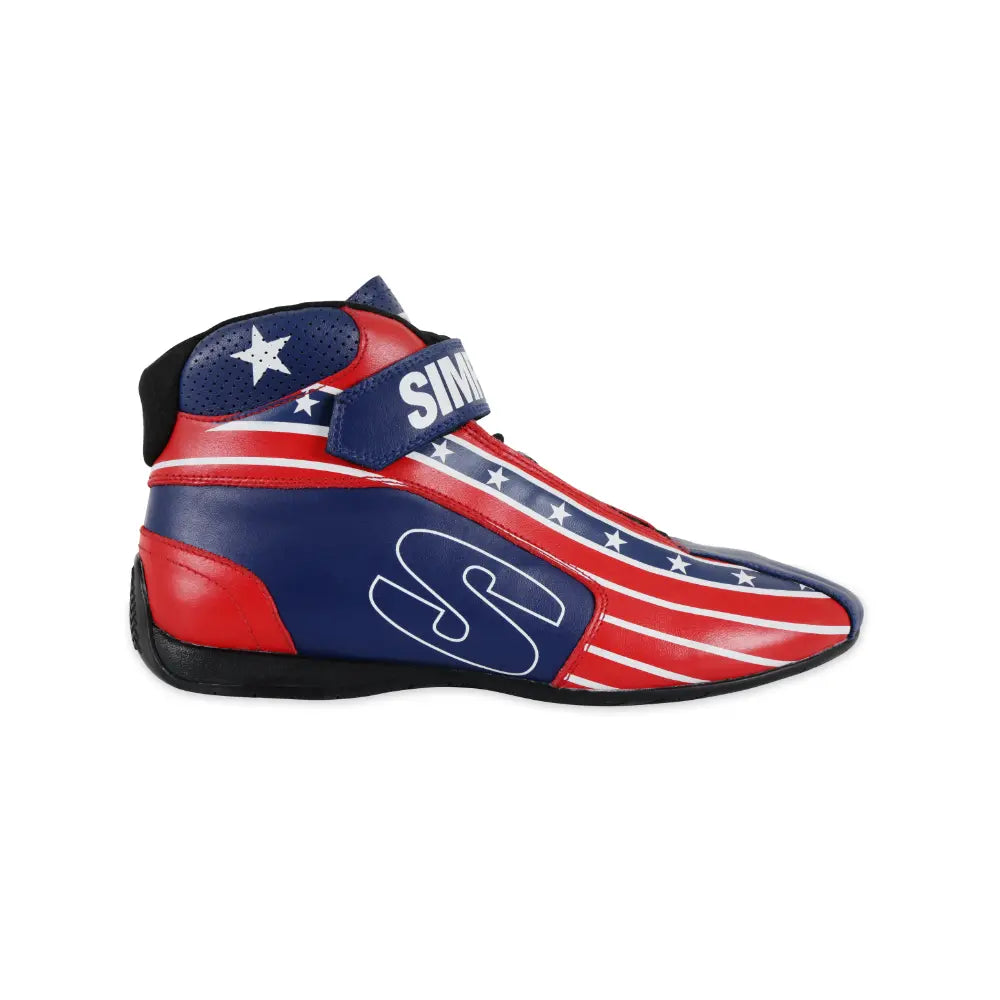 Simpson Racing DNA X2 Shoes - Red (side)