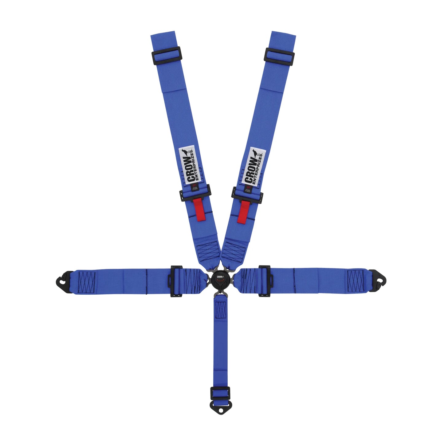 Crow 5-Point Camlock Harness Blue