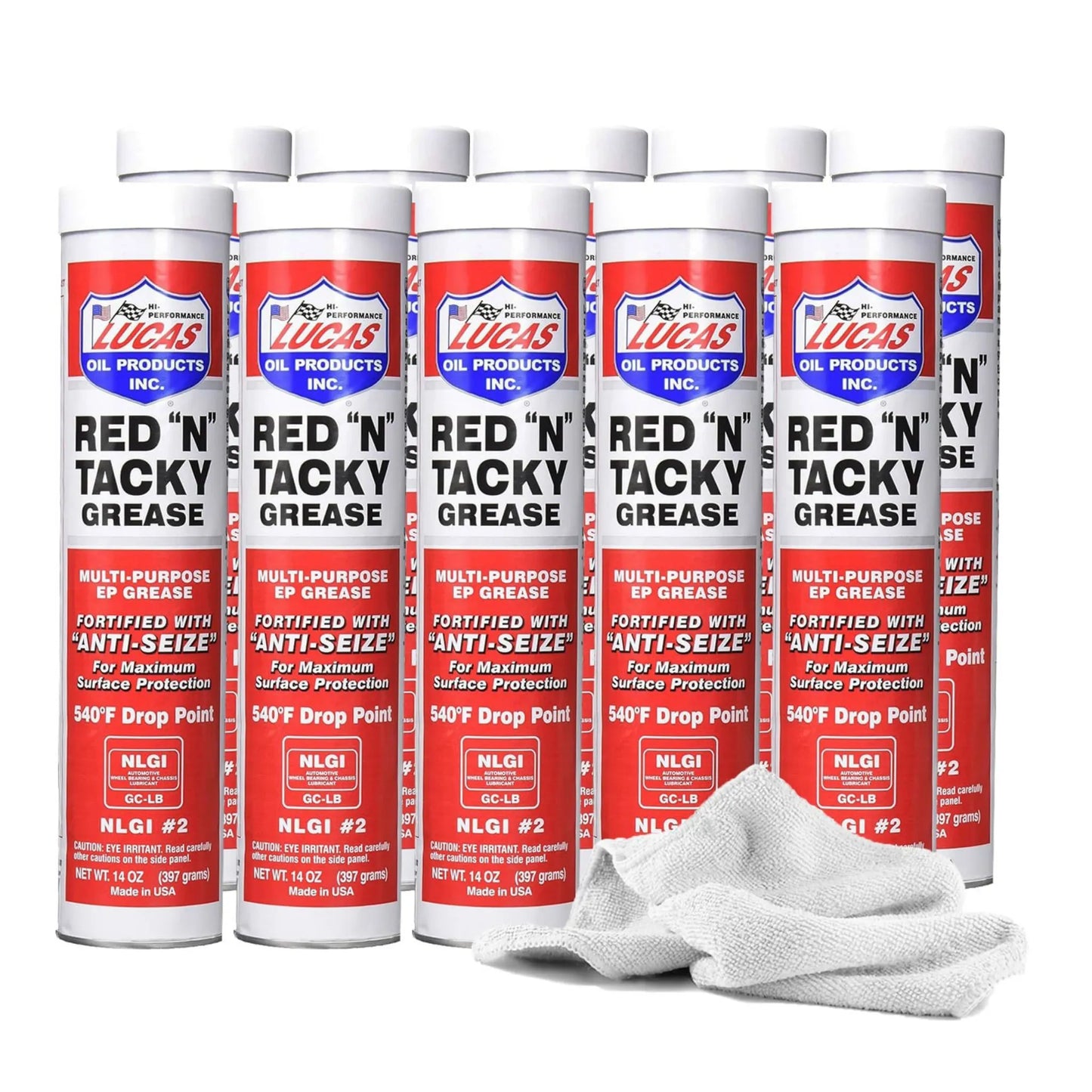 Lucas Red "N" Tacky #2 Grease (Set of 10)