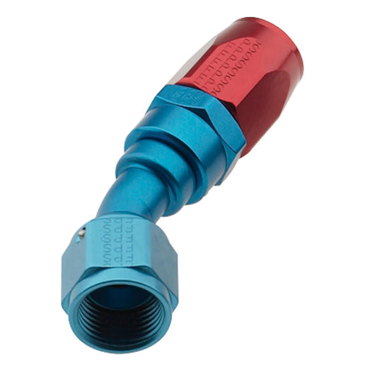 Fragola Series 2000 Pro-Flow Hose End 30-Degree (Blue/Red)