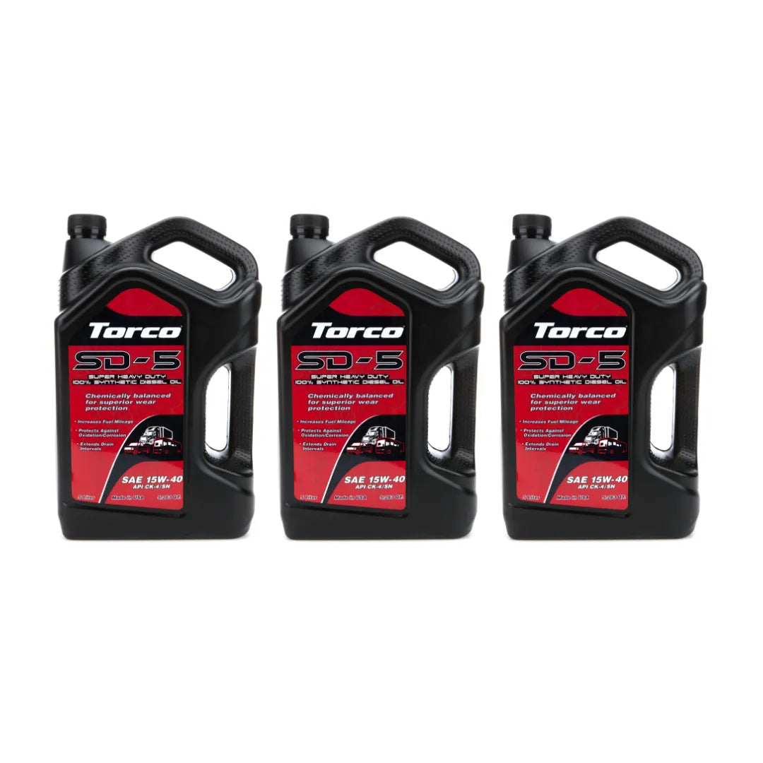 Torco SD-5 Synthetic Diesel Oil 15W40 (5 Liter) (Case)
