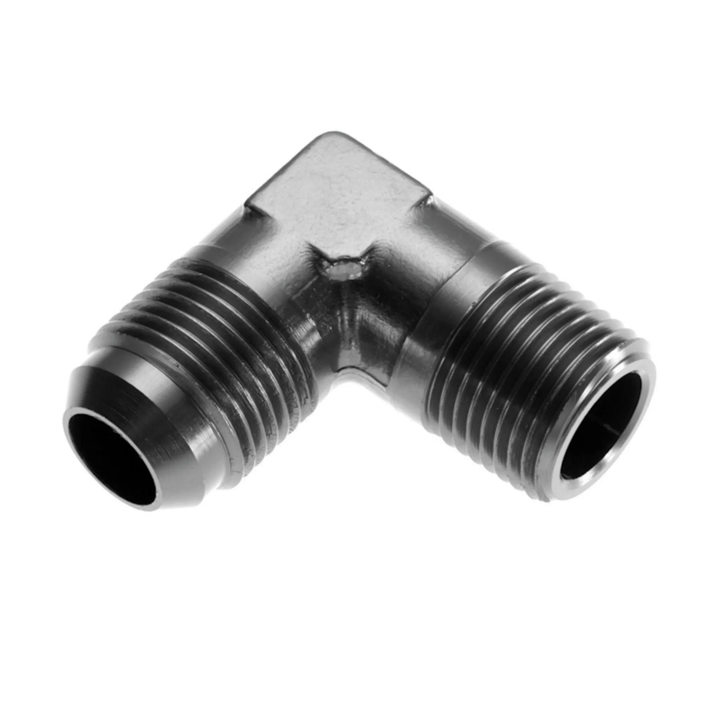 Redhorse 3AN to 2AN (1/8) NPT Union Adapter 90-Degree (Black)