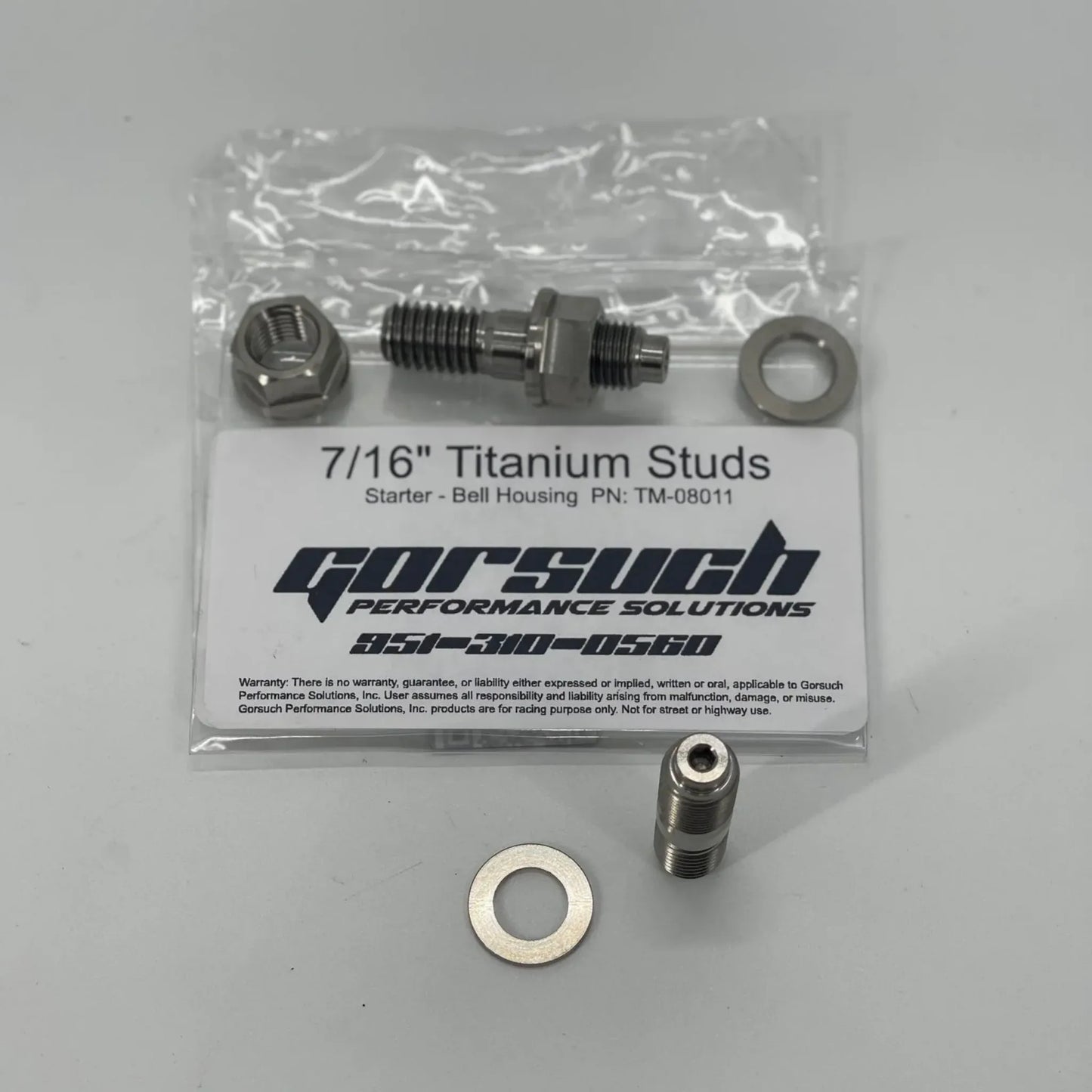Gorsuch 7/16" Titanium Studs