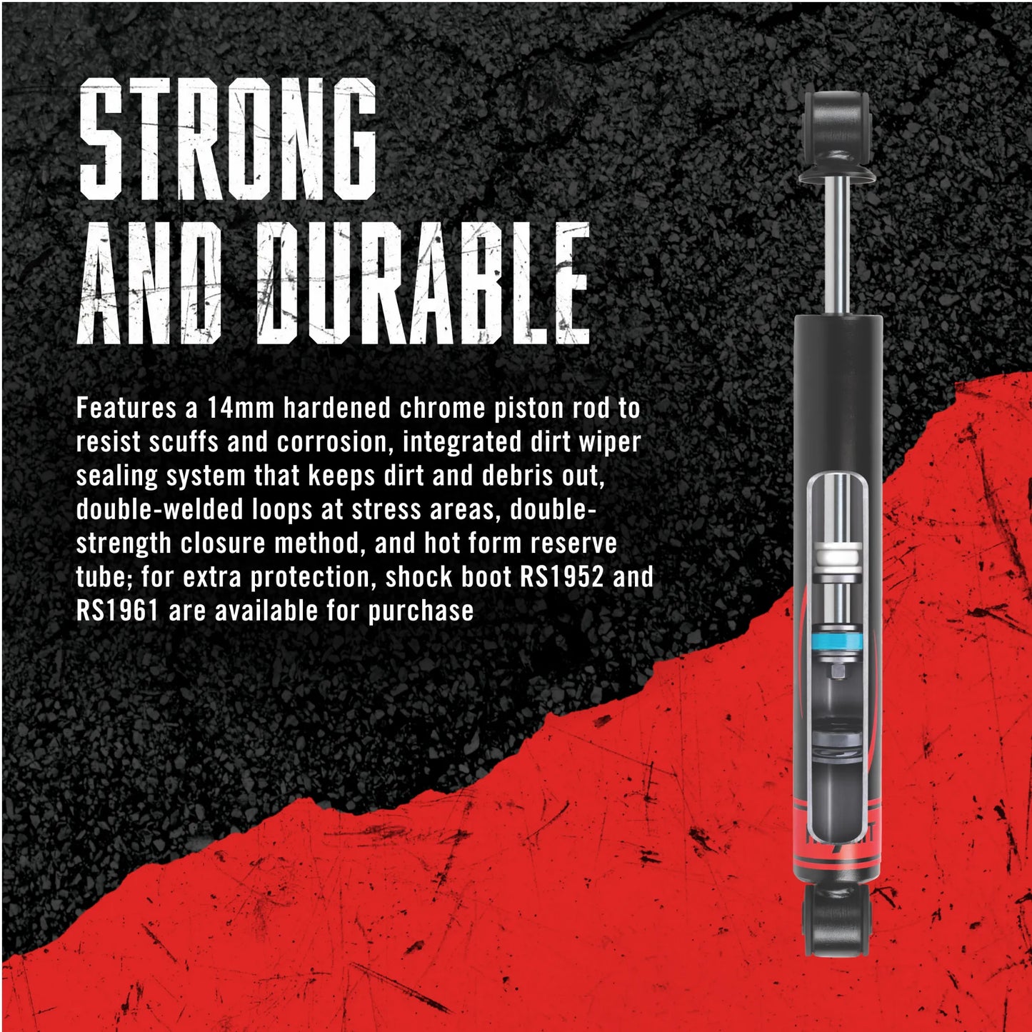 Rancho Struts are Strong and Durable