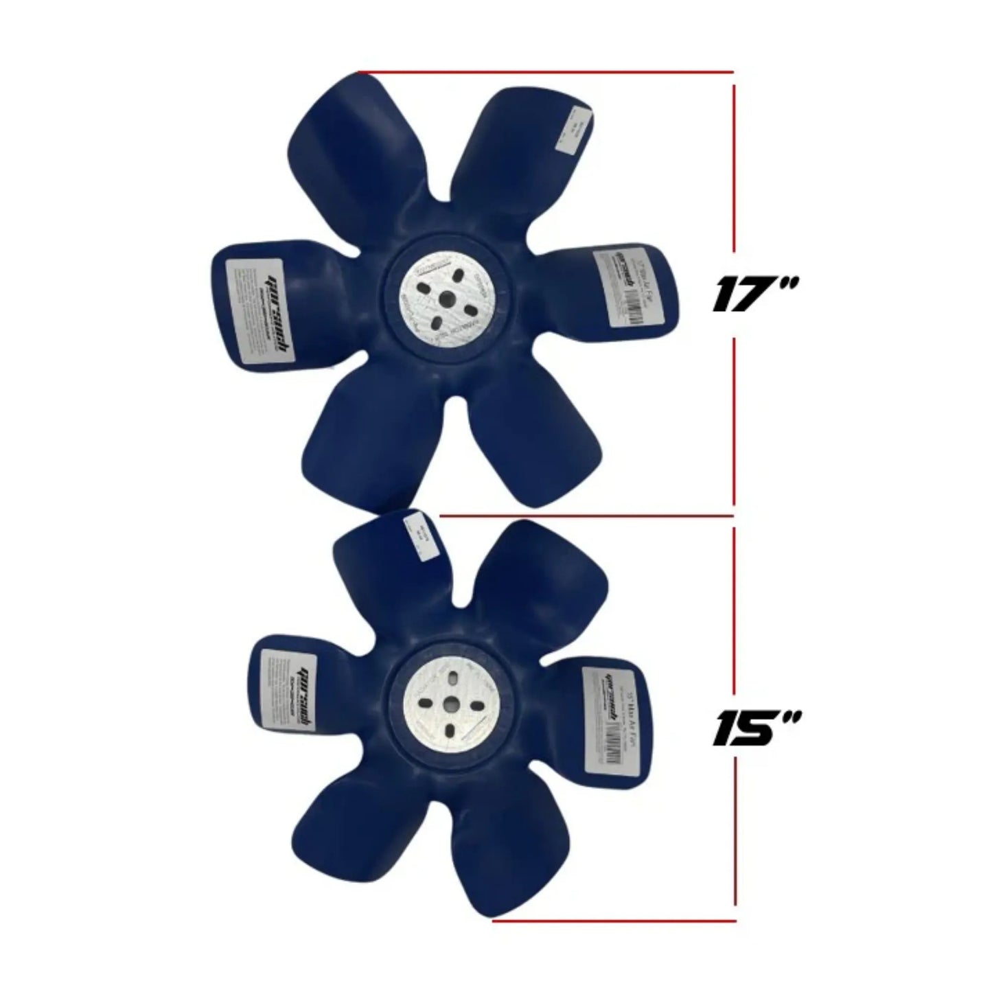 Gorsuch Engine Cooling Fan Size Comparison