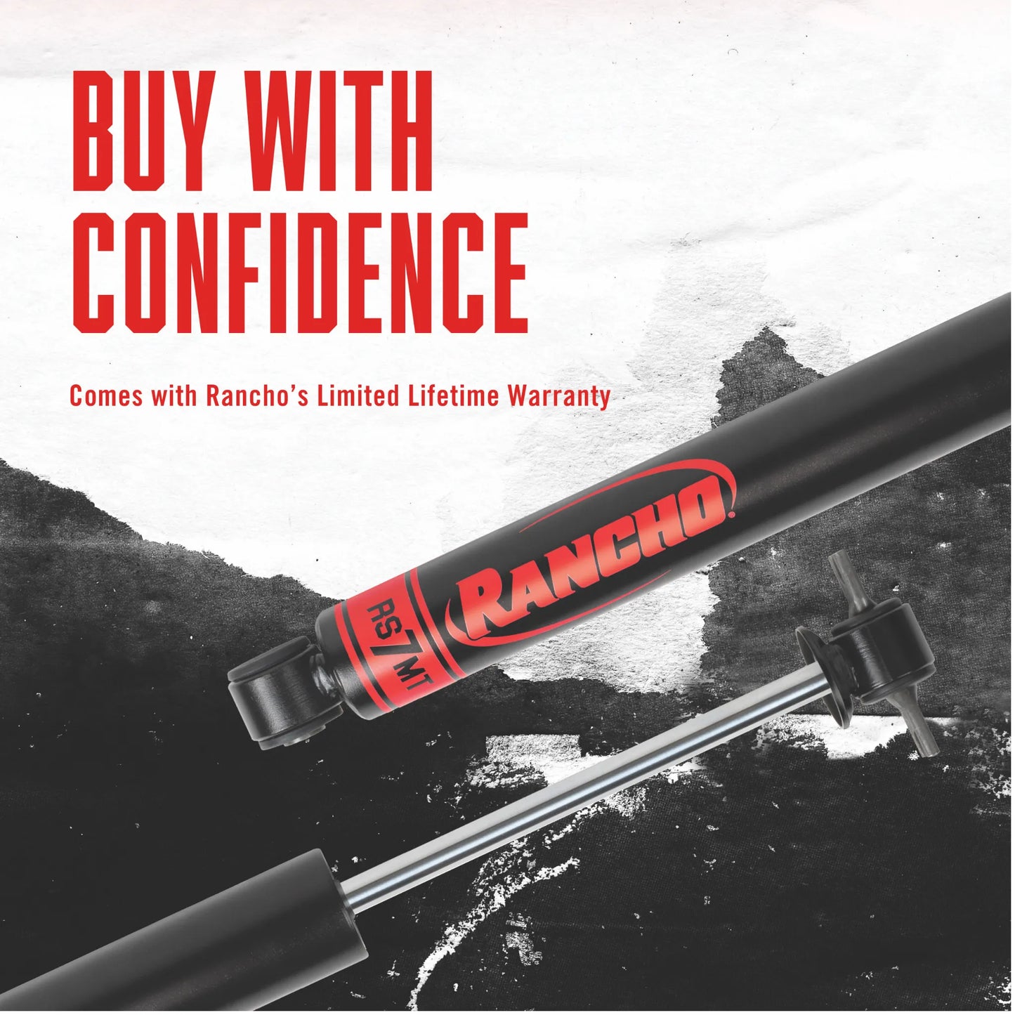 Rancho Struts have a Limited Lifetime Warranty