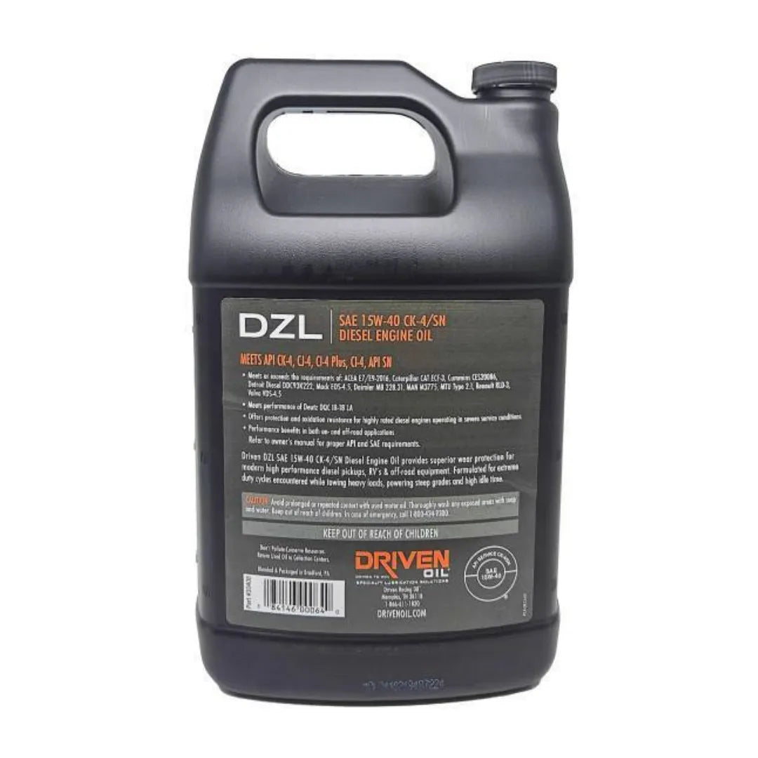 Driven DZL 15W40 CK-4 Diesel Engine Oil 30408