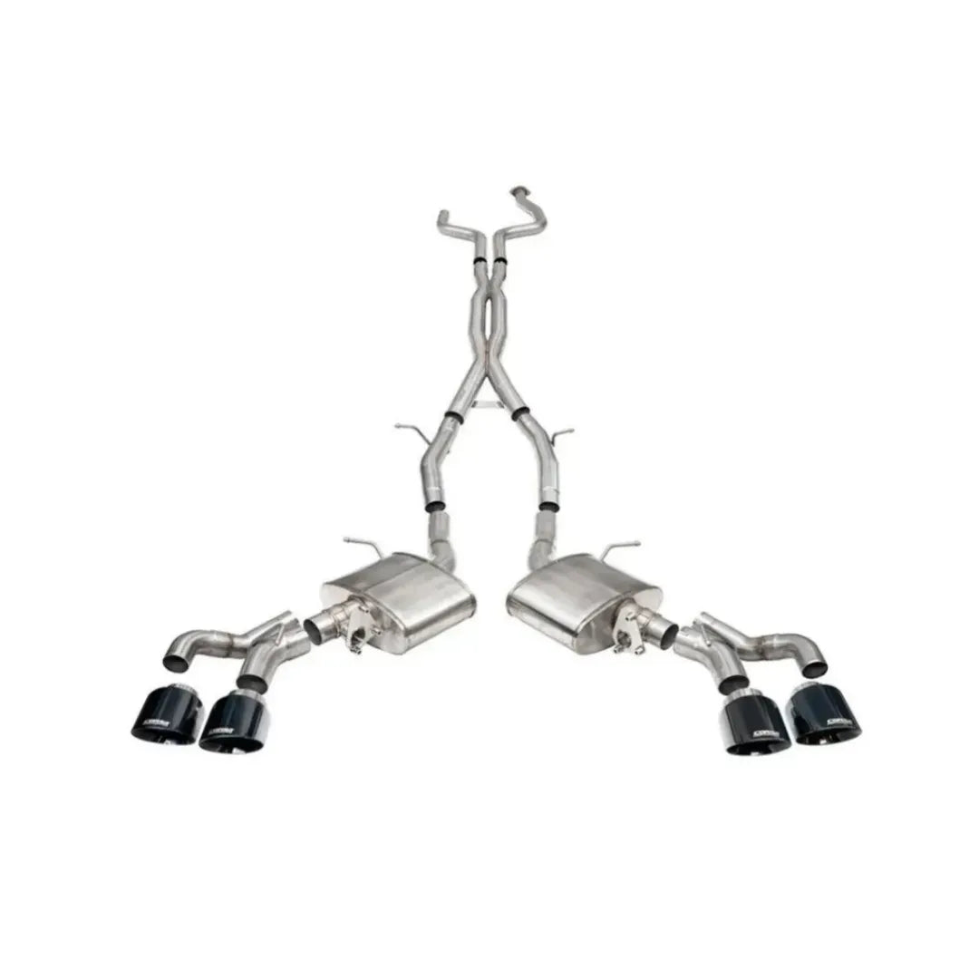 Corsa Xtreme Exhaust System Carbon Fiber Black Cadillac CT5-V