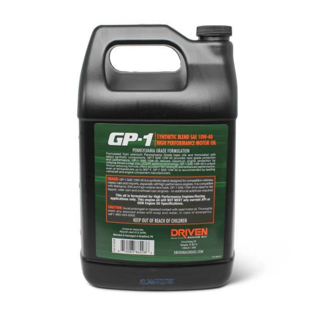 Driven GP-1 Synthetic Blend High Performance 10w40 Oil Formulation