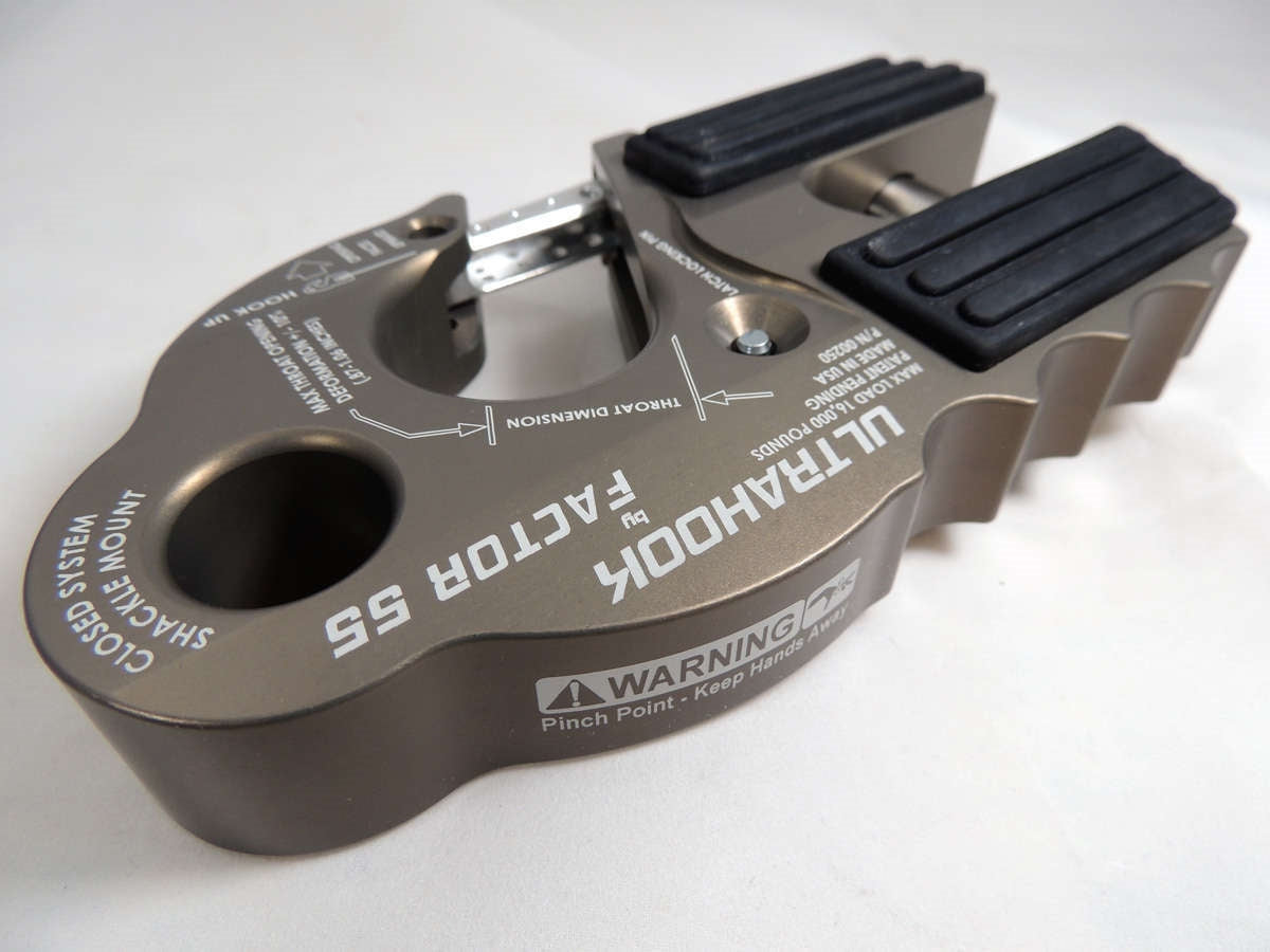 Factor 55 Ultrahook Winch Hook w/Shackle Mount
