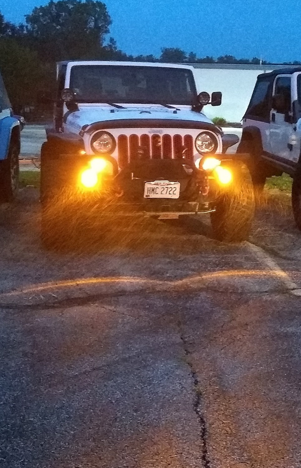 KC HiLiTES Gravity LED G4 Clear Fog Light Kit 497 - Jeep JK
