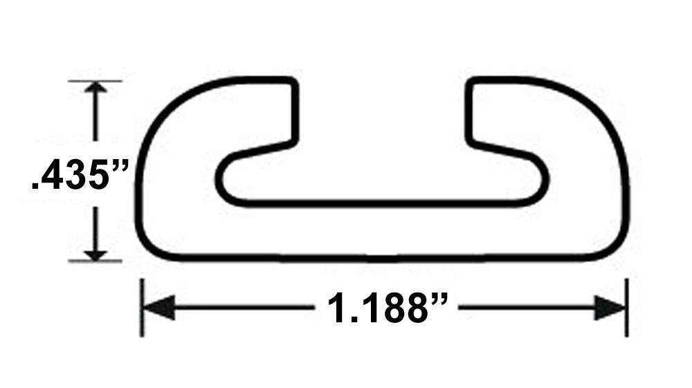 Mac's Track Kit - Surface Mount, Contoured Edge (Series 1) - VersaTie