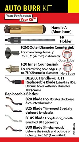 Shaviv Deburring Kit Auto-Burr 90117 Shaviv Deburring Kit Auto-Burr 90117