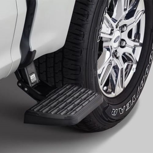 AMP Research 75413-01A BedStep2 Retractable Truck Bed Side Step for 2017-19 Ford F-250/F-350 Super Duty