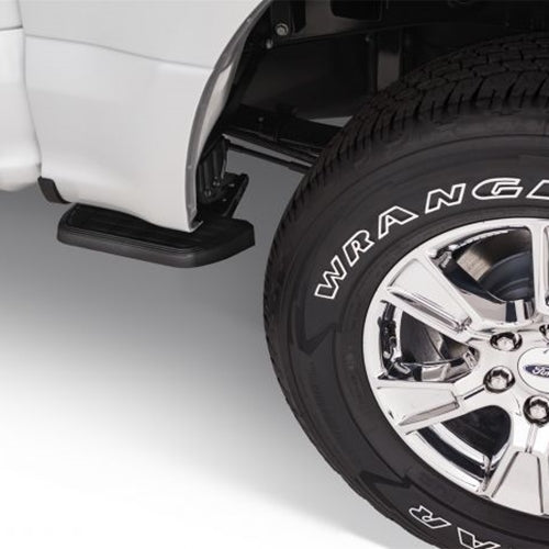 AMP Research 75413-01A BedStep2 Retractable Truck Bed Side Step for 2017-19 Ford F-250/F-350 Super Duty