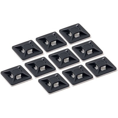 Allstar Tie Wrap Mounting Base - 10-Pack