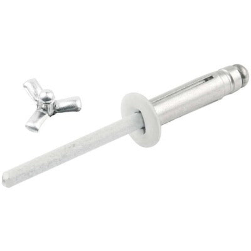 Allstar Small Head Rivet 250pk White Flange Type