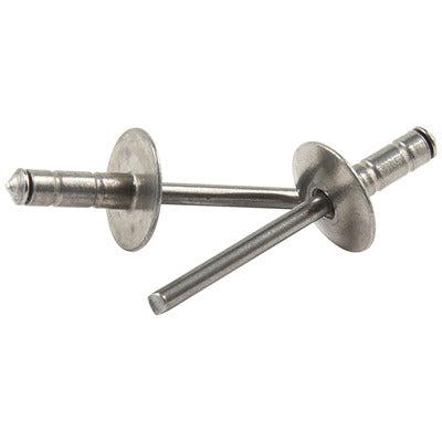 Allstar Large Head Rivet Silver 250pk Multi Grip