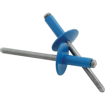 Allstar Large Head Rivet 250Pk Pepsi Blue