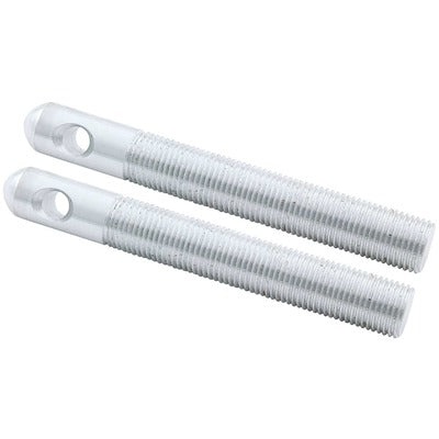 Allstar Replacement Aluminum Hood Pins 1/2in Silver 2pk