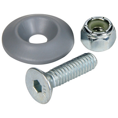 Allstar Countersunk Bolt Kit Silver 10pk