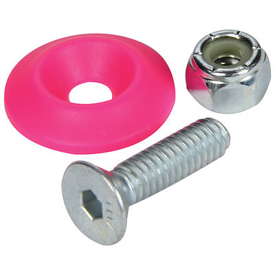 Allstar Countersunk Bolt Kit Pink 10pk