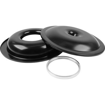 Allstar Lightweight 14in Air Cleaner Kit Black No Element 1/2in Spacer