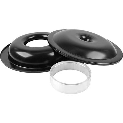 Allstar Lightweight 14in Air Cleaner Kit Black No Element 1-1/2in Space