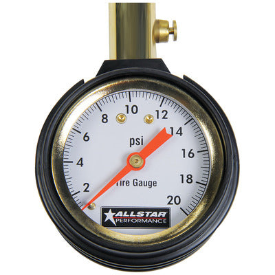 Allstar ALL44076 Tire Pressure Gauge 0-20 PSI