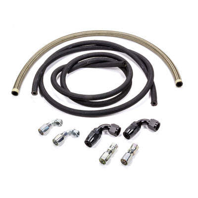 Allstar Power Steering Hose Kit Rack Rear Mount Pump